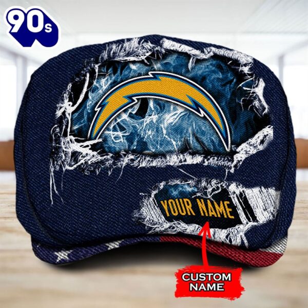 Los Angeles Chargers NFL Jeff Cap Custom Name