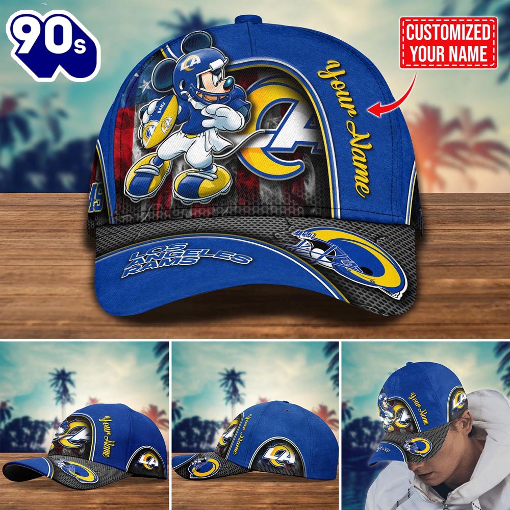 NFL Los Angeles Rams Mickey New Arrivals Custom Cap NFL Los Angeles Rams Mickey New Arrivals Custom Cap