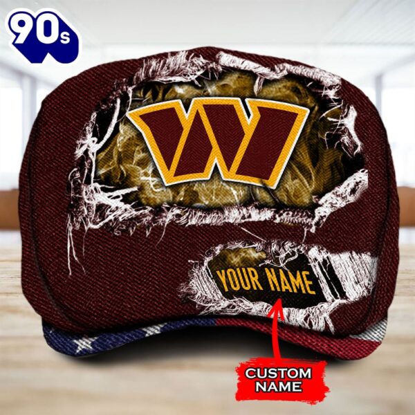 Washington Commanders NFL Jeff Cap Custom Name
