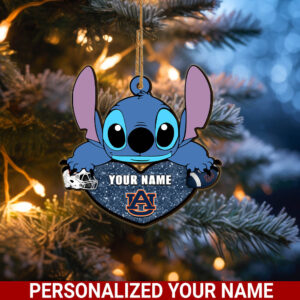 Auburn TigersStitch Custom Name Ornament…