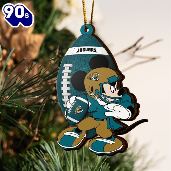 NFL Jacksonville Jaguars Mickey Mouse Christmas Ornament