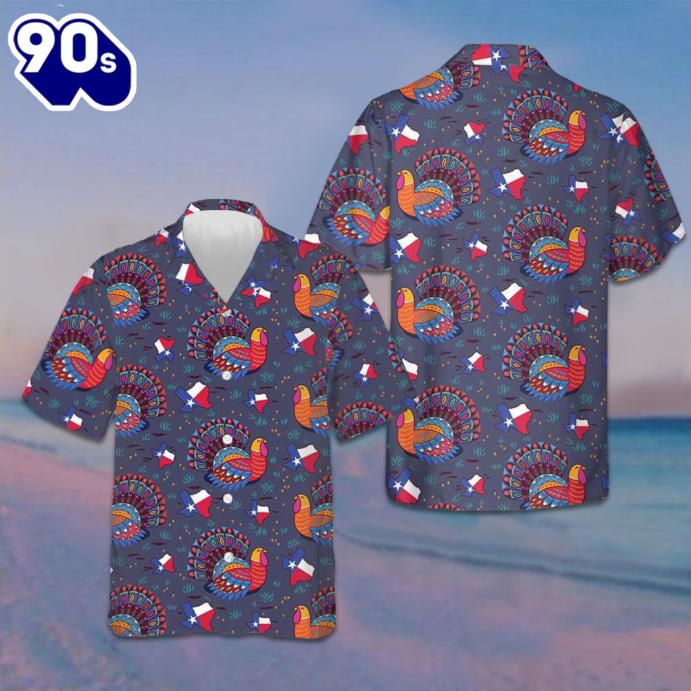 Texas Turkey Thanksgiving Hawaiian Shirt Texas Lover Button Up Shirt Gifts For Thanksgiving Texas Turkey Thanksgiving Hawaiian Shirt Texas Lover Button Up Shirt Gifts For Thanksgiving