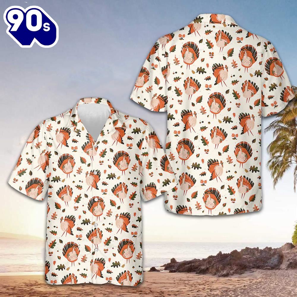 Turkey Thanksgiving Pattern Hawaiian Shirt Happy Thanksgiving Shirt Gifts For Guys Turkey Thanksgiving Pattern Hawaiian Shirt Happy Thanksgiving Shirt Gifts For Guys