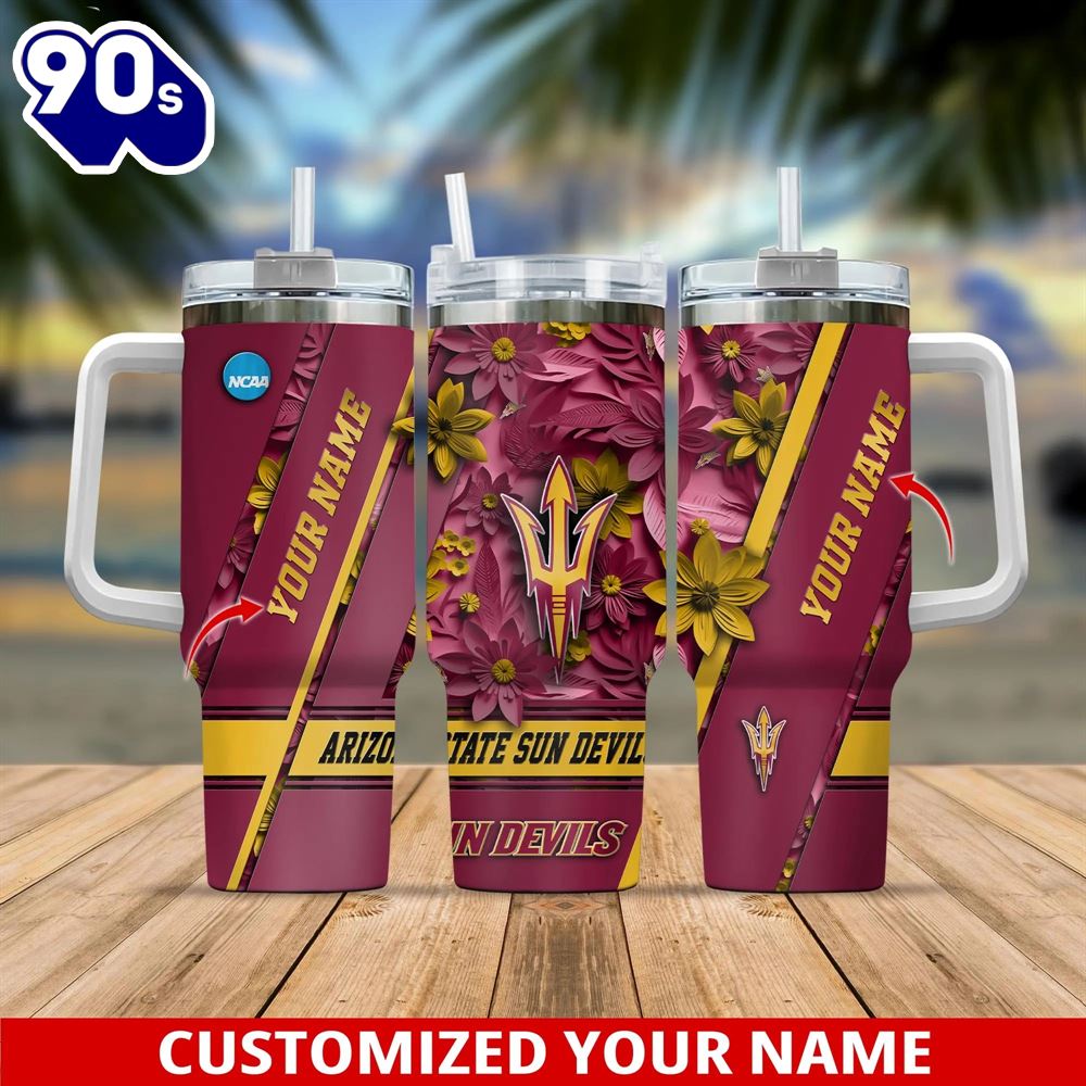 Arizona State Sun Devils Sport Tumbler 40oz Custom Tumbler For Football Lovers Arizona State Sun Devils Sport Tumbler 40oz Custom Tumbler For Football Lovers