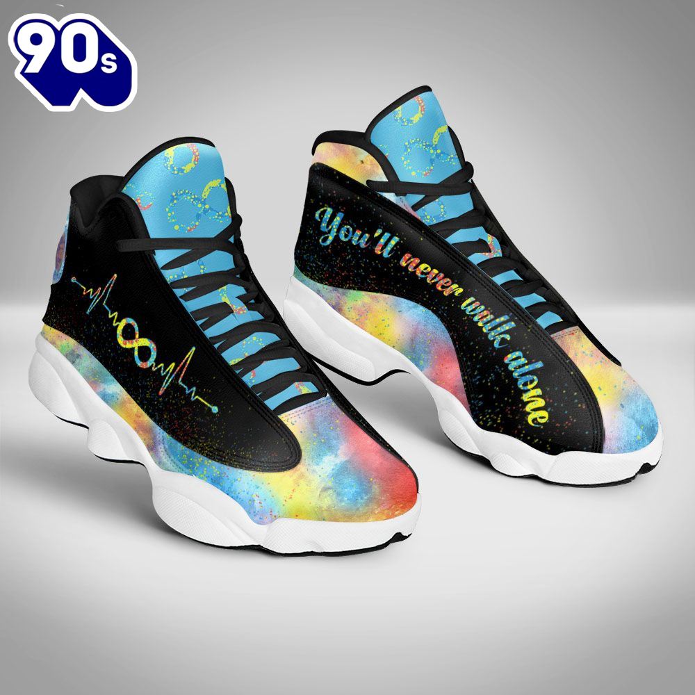 Autism Infinity You Will Never Walk Alone Jd13 Shoes Autism Infinity You Will Never Walk Alone Jd13 Shoes