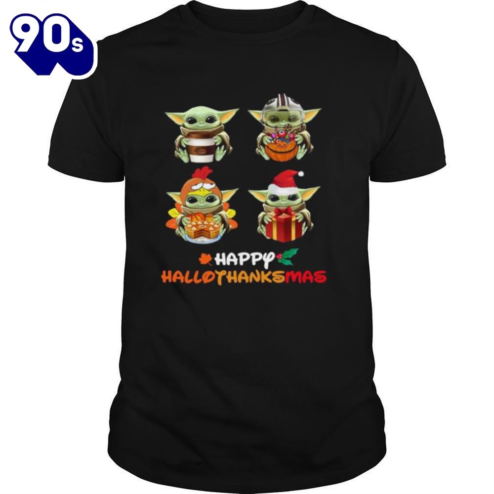 Baby Yoda Happy Hallothanksmas Shirt Baby Yoda Happy Hallothanksmas Shirt