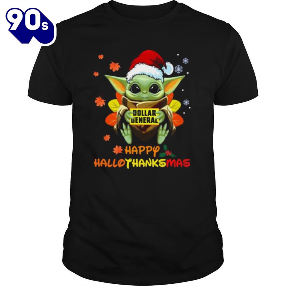 Baby Yoda Hug Dollar General Happy Hallothanksmas Shirt Baby Yoda Hug Dollar General Happy Hallothanksmas Shirt