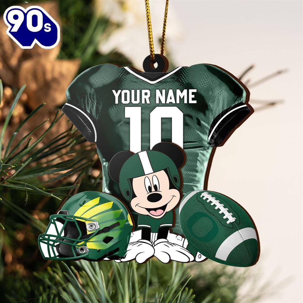 Ncaa Oregon Ducks Mickey Mouse Christmas Ornament Custom Your Name And Number Ncaa Oregon Ducks Mickey Mouse Christmas Ornament Custom Your Name And Number