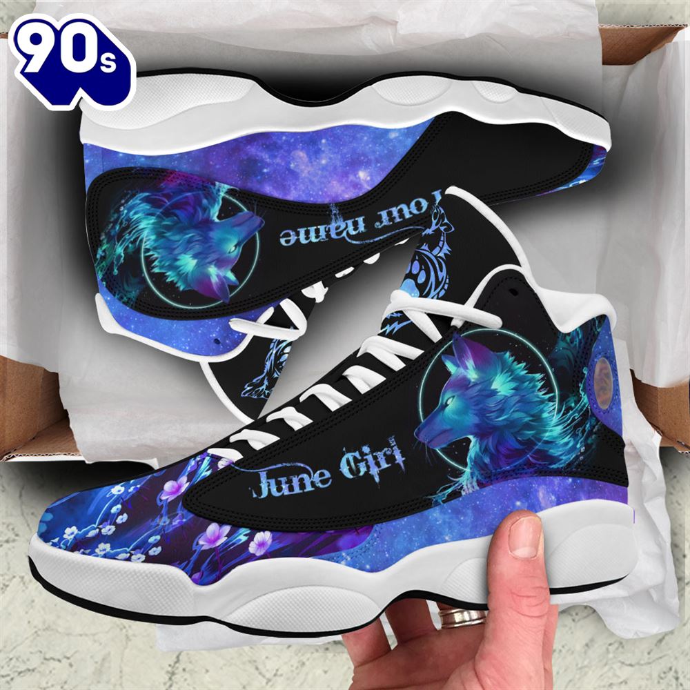Personalized Name June Girl Air Jordan 13 Shoes Personalized Name June Girl Air Jordan 13 Shoes