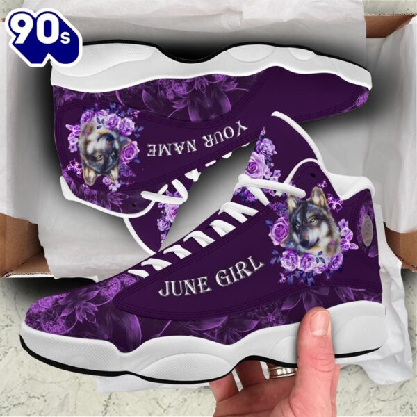 Personalized Name June Girl Jordan 13 Shoes