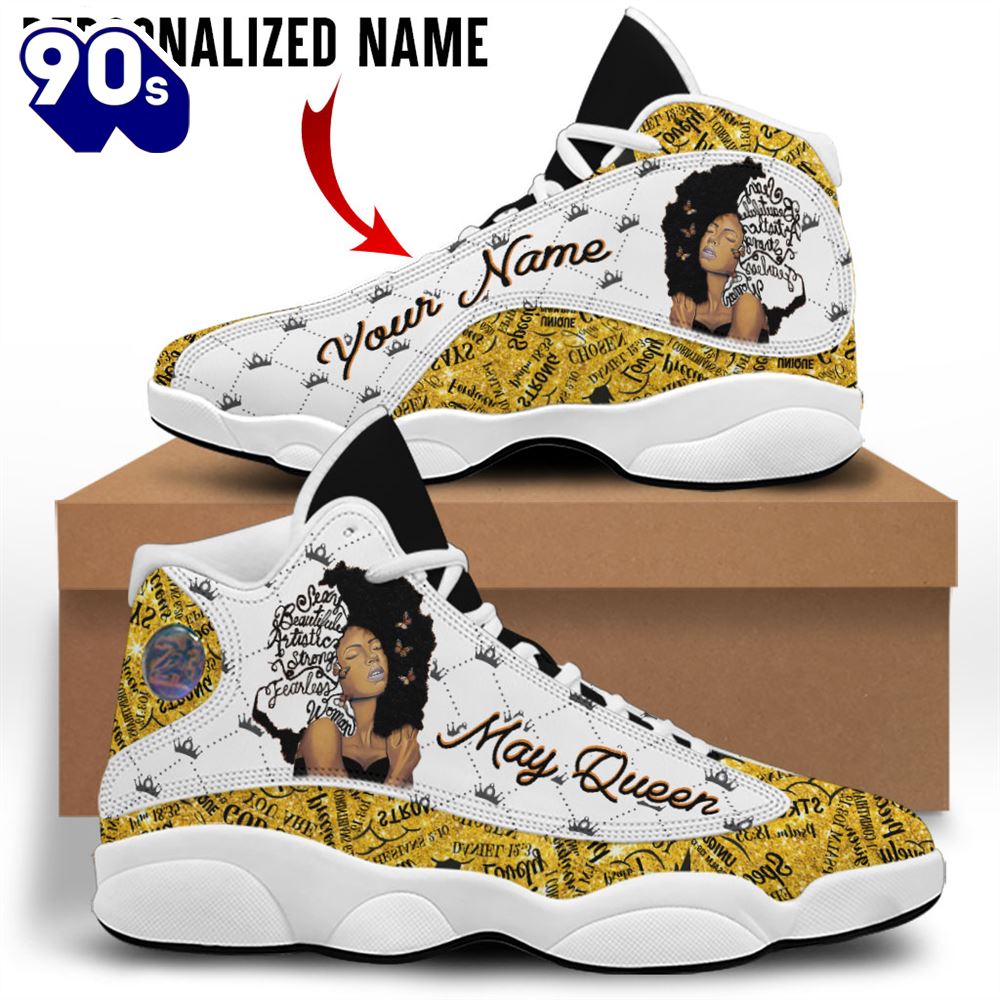 Personalized Name May Queen Air Jordan 13 Shoes Personalized Name May Queen Air Jordan 13 Shoes