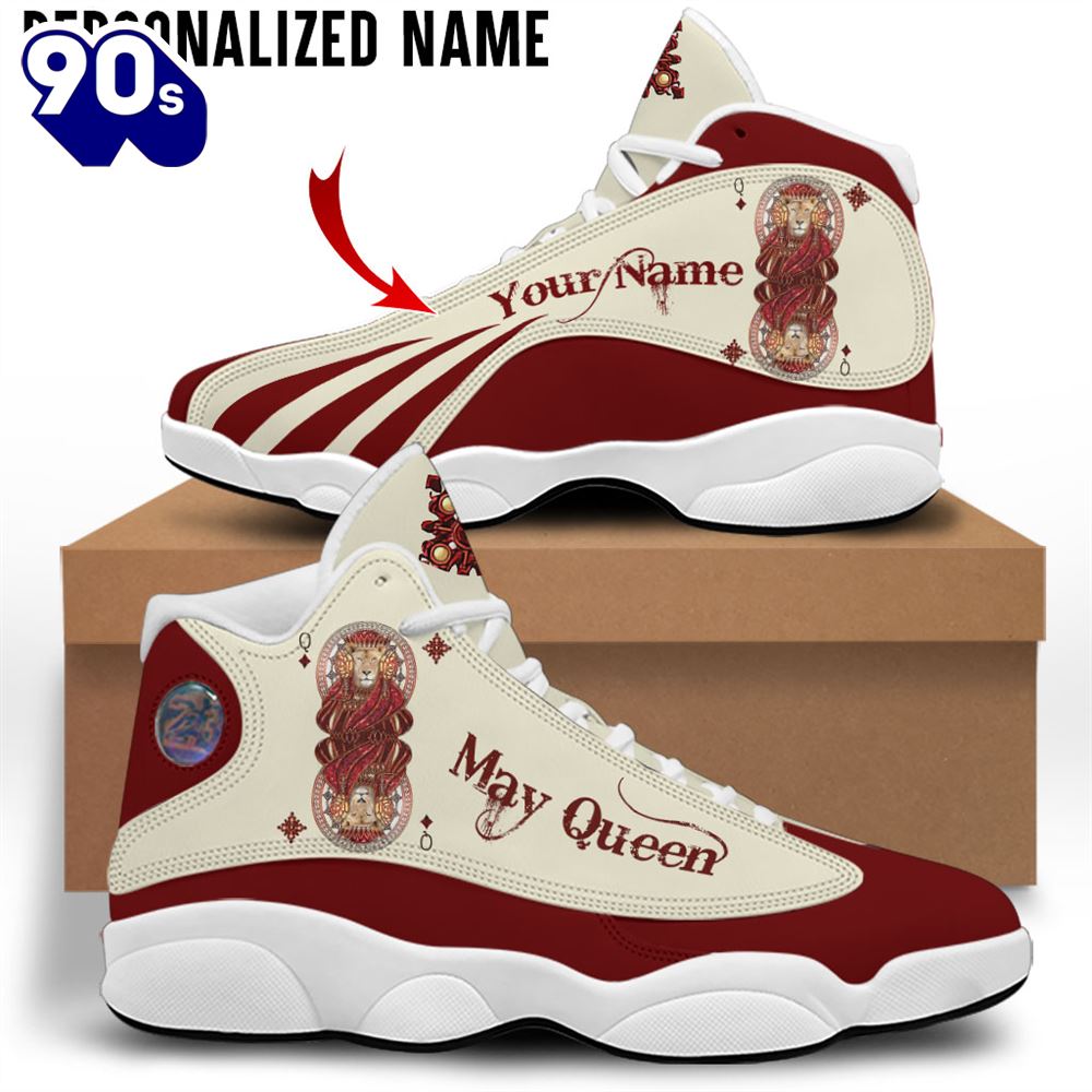 Personalized Name May Queen Jordan 13 Shoes Personalized Name May Queen Jordan 13 Shoes