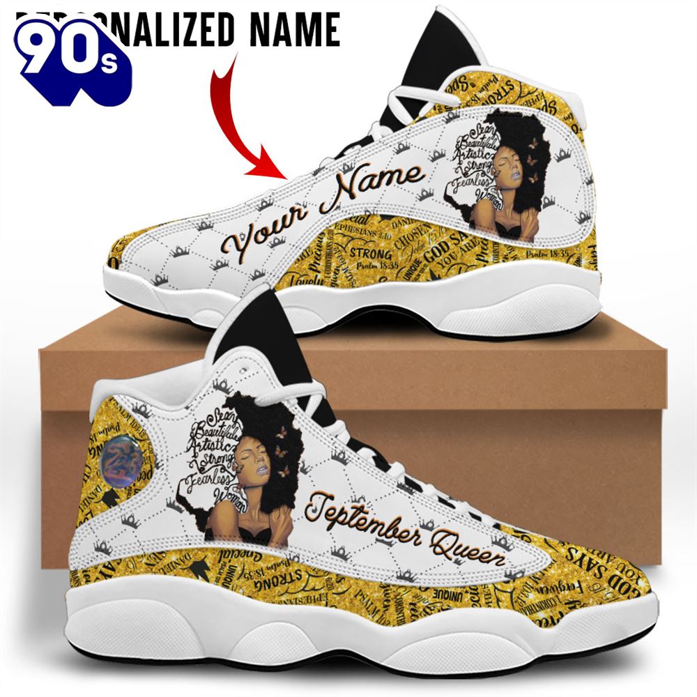 Personalized Name September Queen Air Jordan 13 Shoes Personalized Name September Queen Air Jordan 13 Shoes