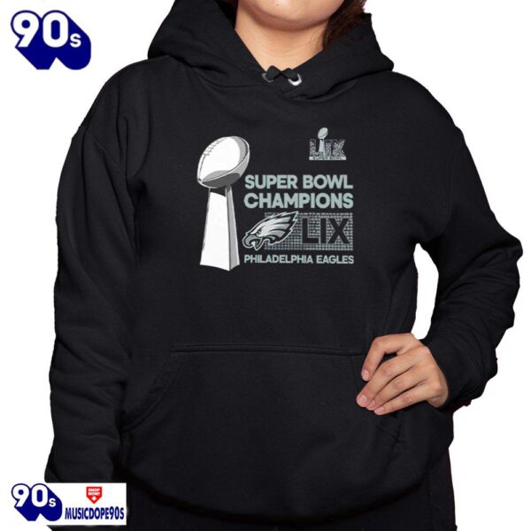 2025 Eagles Super Bowl LIX Champions Shirt