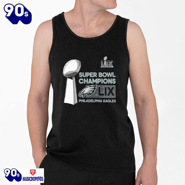 2025 Eagles Super Bowl LIX Champions Shirt