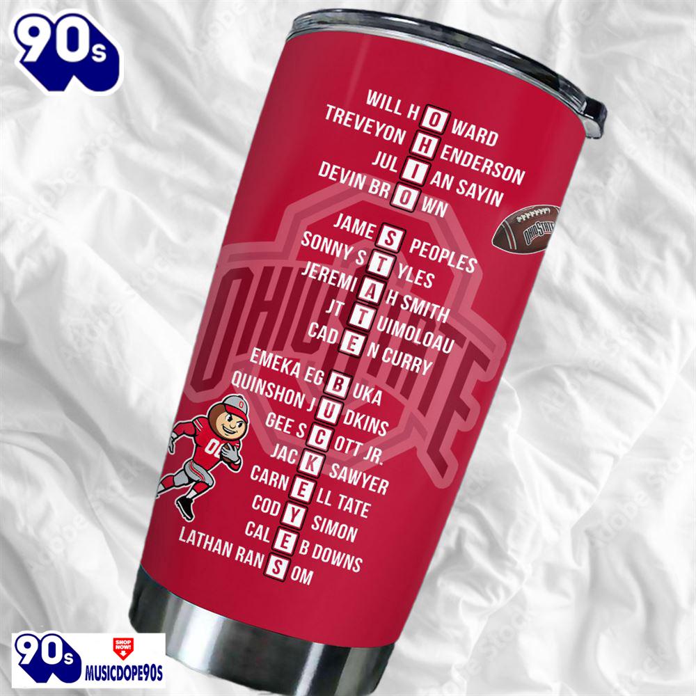 2025 Rose Bowl Game Champions Ohio State Tumbler 2025 Rose Bowl Game Champions Ohio State Tumbler