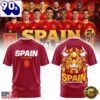 2026 FIFA World Cup Champions Spain National Soccer All Over Print T Shirt