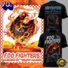 2026 Foo Fighters x Tennessee Titans T Shirt , Viral 3D Music Tee