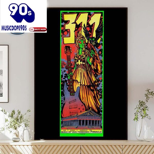 311 Live Concert At The Pinnacle In Nashville Tennessee On August 26 2025 Canvas