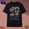 40 Years Of Top Gun 1986 2026 Cast Signatures Vintage T Shirt, Trending Music 2D Tee