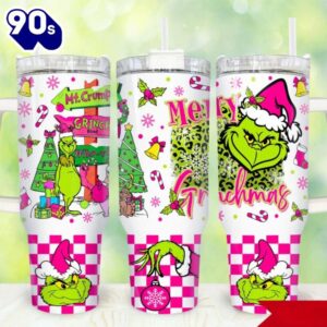 40oz Christmas Themed Insulated Tumbler…