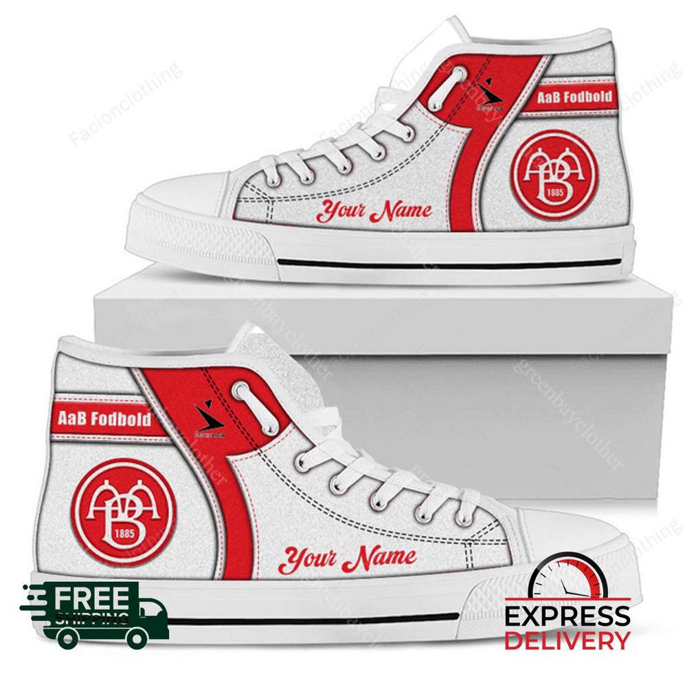 AaB Fodbold Personalized High Top Canvas Shoes AaB Fodbold Personalized High Top Canvas Shoes
