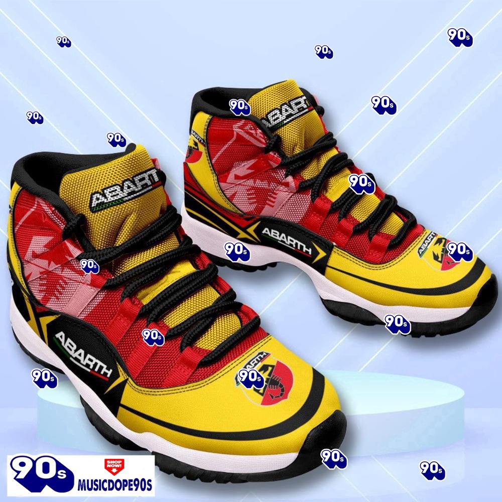 Abarth Custom Name Air Jordan 11 Sneakers Vintage Shoes Abarth Custom Name Air Jordan 11 Sneakers Vintage Shoes