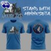 Abolish Ice Stand With Minnesota T-Shirt – Blue