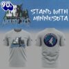 Abolish Ice Stand With Minnesota T-Shirt – Grey