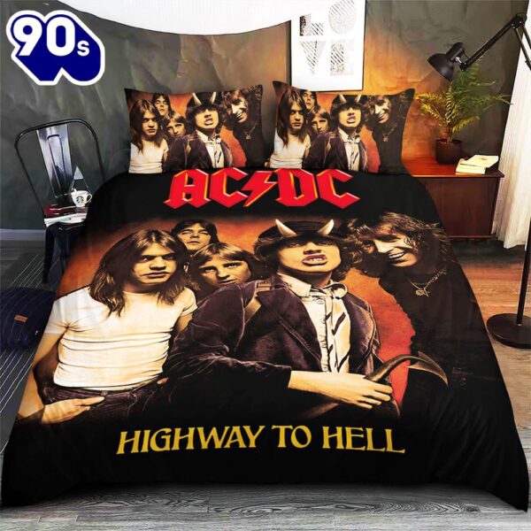 AC DC Cosplay Bedding Set Quilt Decor Home