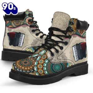Accordion Vintage Mandala Asboot All Season Boots