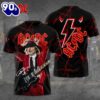 ACDC 3D Apparel New 2025 T-shirt Rock Music 3D Shirt