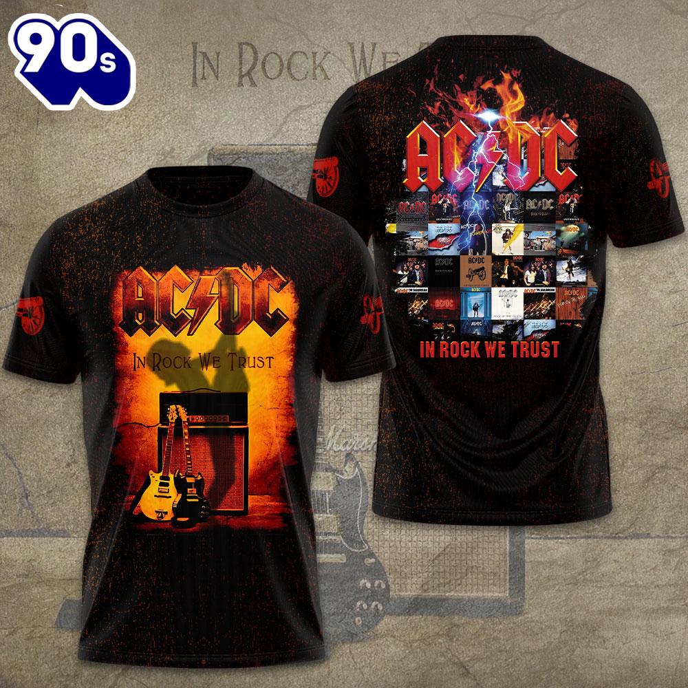 ACDC 3D Apparel Trend T-shirts Rock Music 3D Shirt ACDC 3D Apparel Trend T-shirts Rock Music 3D Shirt