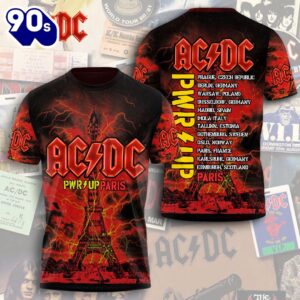 ACDC 3D Apparel T-shirt For…