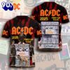 ACDC 3D Apparel T-shirt Gift Fans Rock Music 3D Shirt