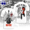 ACDC 3D Apparel  T-shirt Tee Rock Music 3D Shirt