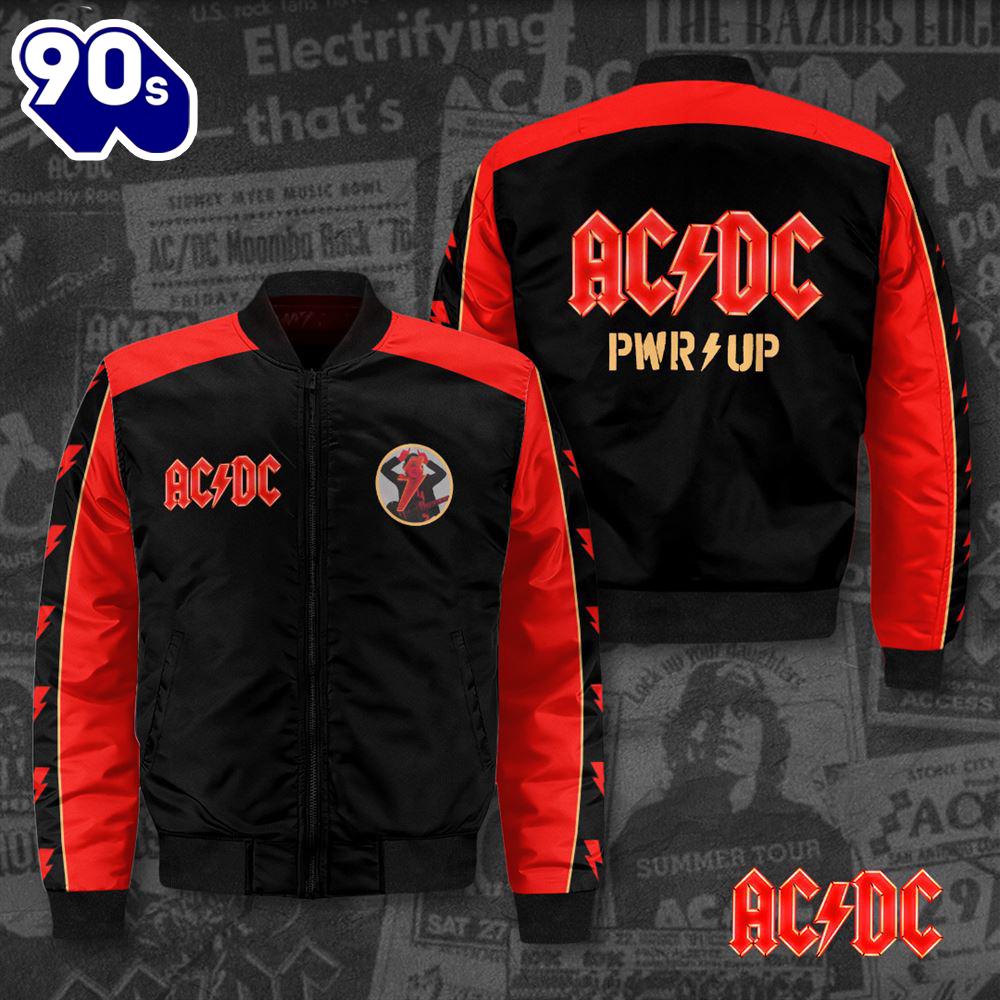 ACDC 3D Bomber Jacket Gift Christmas For Fans ACDC 3D Bomber Jacket Gift Christmas For Fans