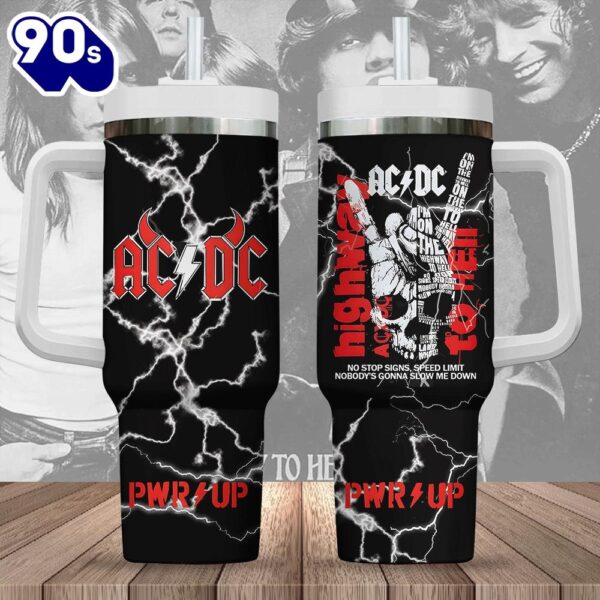 ACDC 40oz Stanley Tumbler