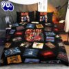 ACDC Christmas For Fans Bedding Set Decor Home