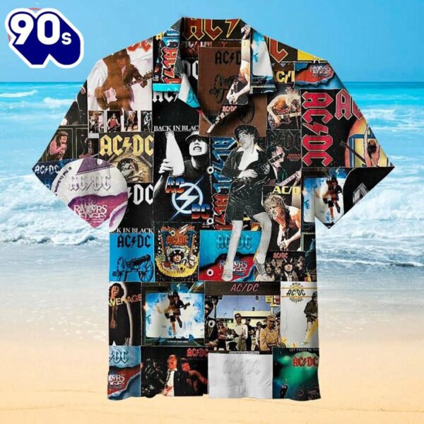 AcDc Collage Hawaiian Shirt