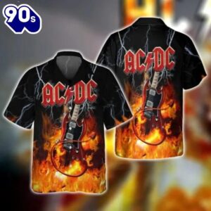 ACDC ‘Electric Flames’ Hawaiian Shirt