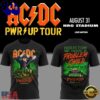 ACDC Exclusive Houston Event Power Up Tour 2026 T Shirt, Viral 3D Music Tee