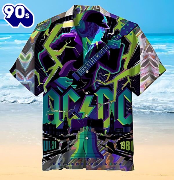 ACDC For Those About To Rock Hawaiian Shirt