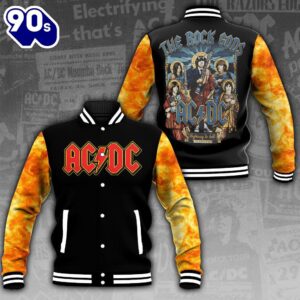 ACDC Hell Bells Men’s Varsity Jacket Gift Xmas