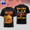 ACDC Highway to Hell x The Simpsons 2026 Rock Tribute Tshirt