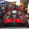 ACDC Merry Christmas Gift Fans Bedding Set Decor Home