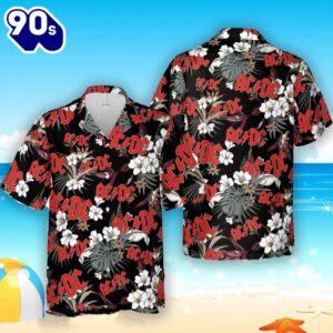 ACDC Paradise Floral Black Hawaiian…