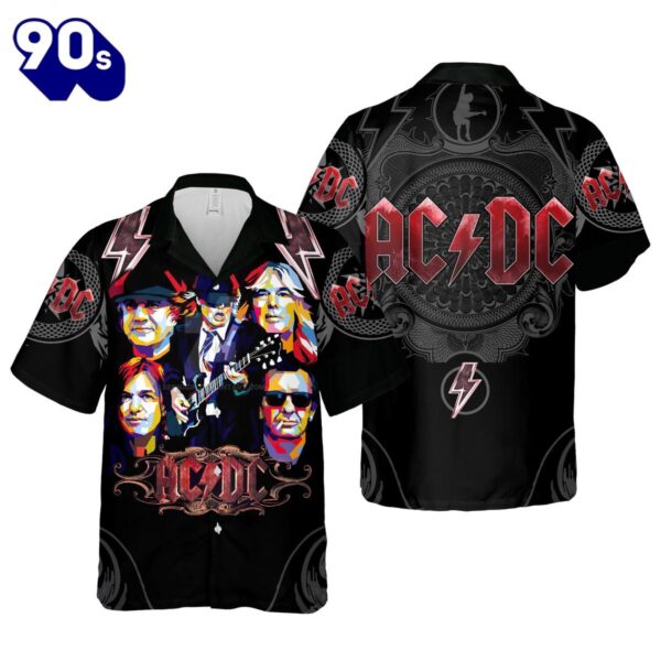 ACDC Pop Art Legends Hawaiian Shirt