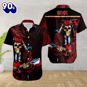 ACDC Power Up Skull Hawaiian…