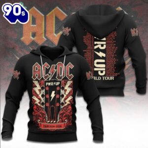 ACDC PWR UP Tour 2026 Cannons Design Hoodie